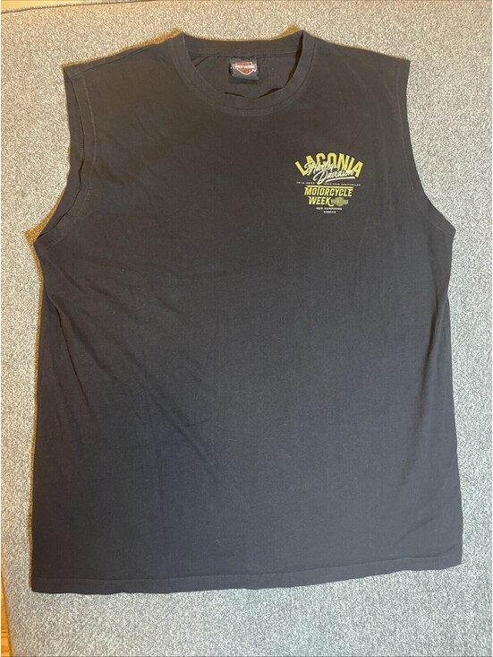 Harley-Davidson Other - Harley Davidson Black Widow T-Shirt Men’s XL Lagonia Muscle  New Hampshire